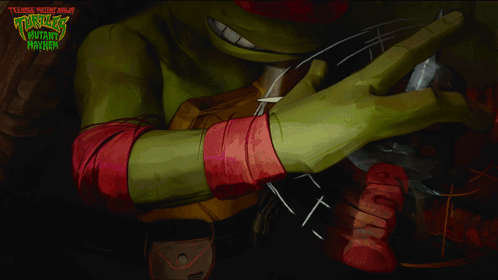 Geared Up Raphael GIF - Geared Up Raphael Teenage Mutant Ninja Turtles Mutant Mayhem GIFs