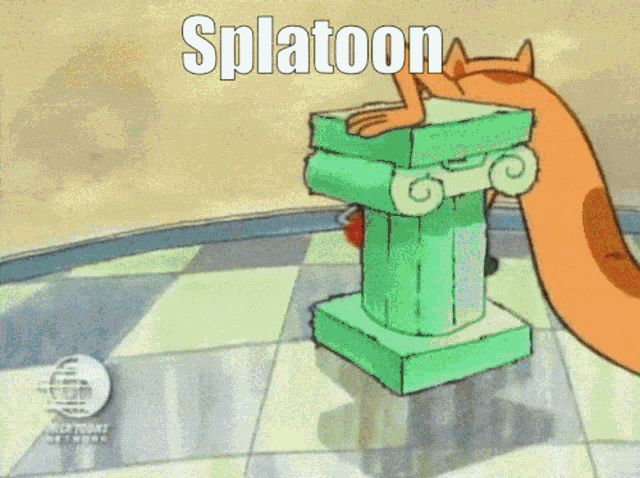 Splatoon Meme GIF - Splatoon Meme Cat Dog Cartoon GIFs