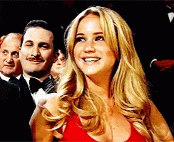 Jennifer Lawrence Smiling GIF - Jennifer Lawrence Smiling Awards Night GIFs