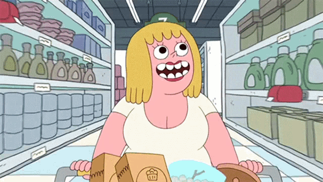 Grocery Shopping Mary Wendle GIF - Grocery Shopping Mary Wendle Clarence GIFs