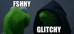 kermit the frog and grim reaper are standing next to each other and talking .