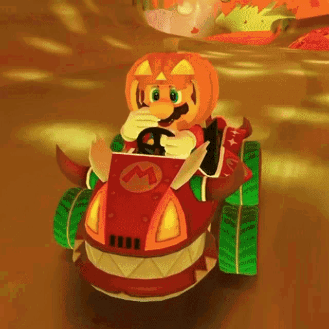Mario Halloween Mario GIF - Mario Halloween Mario Mario Kart GIFs