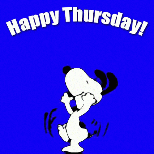 Happy Thursday GIF - Thursday Snoopy GIFs