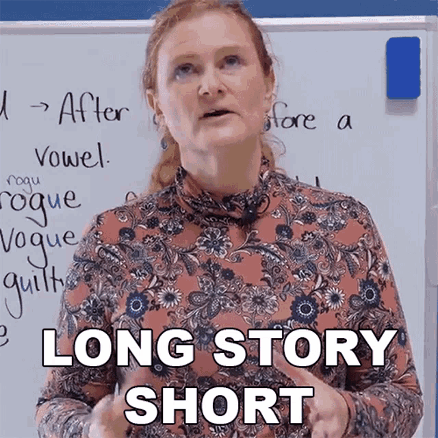 Long Story Short Ronnie GIF - Long Story Short Ronnie Engvid GIFs