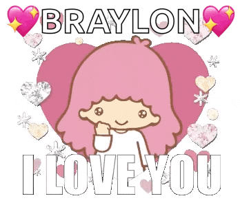 a picture of a little twin stars girl with the name braylon above her