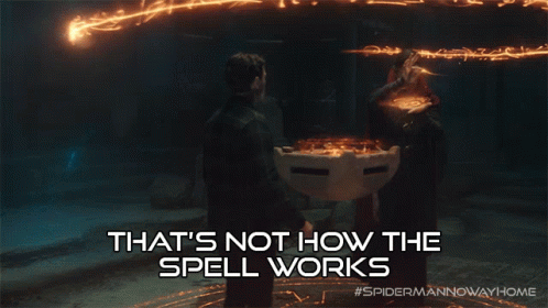 Thats Not How The Spell Works Tom Holland GIF - Thats Not How The Spell Works Tom Holland Benedict Cumberbatch GIFs