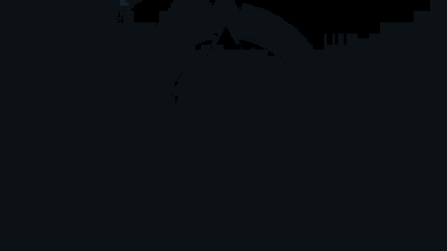a blue and silver logo with the letter a