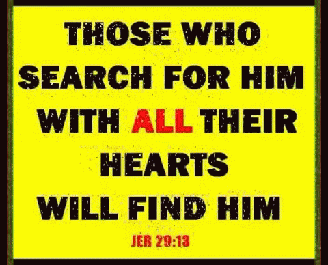 Jesus Bible GIF - Jesus Bible Those Who Search For Him With All Their Hearts Will Find Him GIFs