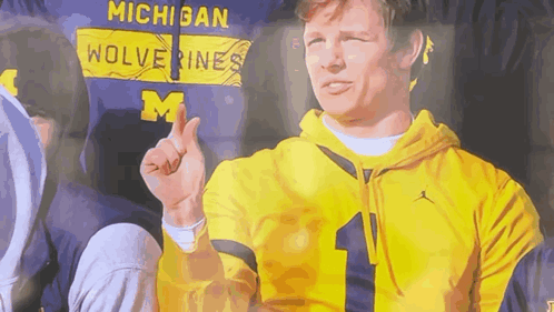 This Close This Big GIF - This Close This Big Michigan Football GIFs