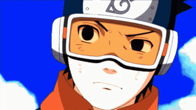 a cartoon character wearing a mask with the letter g on his head