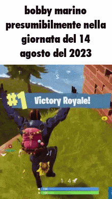 a screenshot of a video game that says bobby marino presumably nella giornata del 14 agosto del 2023