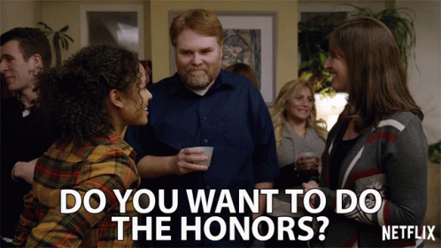 Do You Want To Do The Honors You Do It GIF - Do You Want To Do The Honors You Do It Tell The Story GIFs