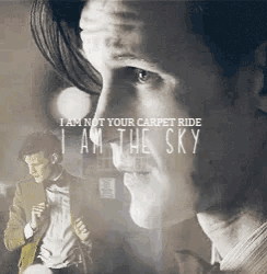 a poster of a man with the words i am not your carpet ride i am the sky on it