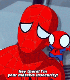Spiderman Chibi Spiderman GIF - Spiderman Chibi Spiderman Insecurity GIFs