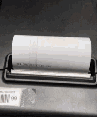 a roll of paper that says " druckereilier " on it