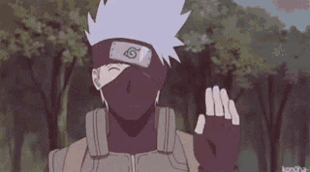 a cartoon character with a mask on his face and the words welcome written on the bottom