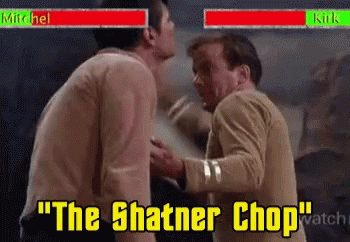 Shatner The Shatner Chop GIF - Shatner The Shatner Chop William Shatner GIFs