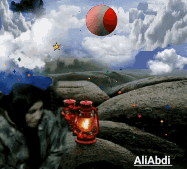 aliabdi is written on the bottom of a photo