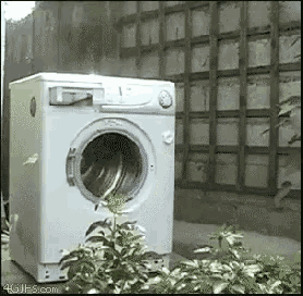 Brick In A Dryer GIF