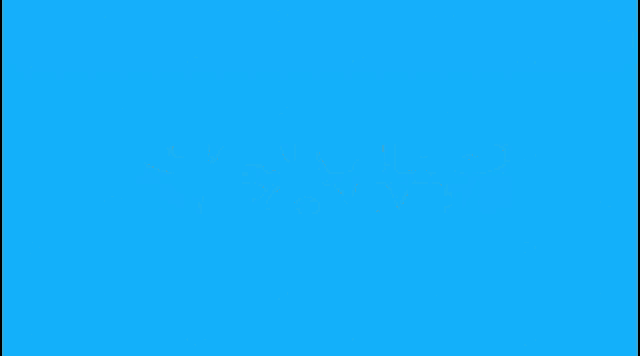 a blue background with a white circle in the middle