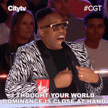 I Thought Your World Dominance Is Close At Hand Kardinal Offishall GIF - I Thought Your World Dominance Is Close At Hand Kardinal Offishall Canada'S Got Talent GIFs