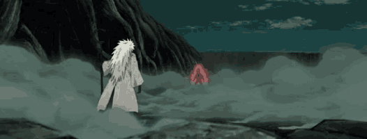 a man in a white coat is standing in the middle of a cloudy field .