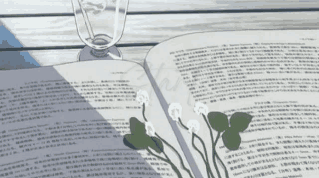 the word start is on a piece of paper next to a glass of water
