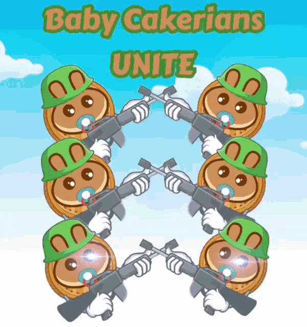 Babycake Cakerians Army Unite Bsc Crypto GIF - Babycake Cakerians Army Unite Bsc Crypto GIFs