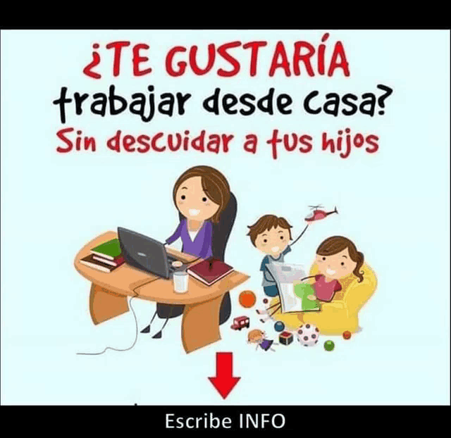 a cartoon of a woman sitting at a desk with a laptop surrounded by children ..