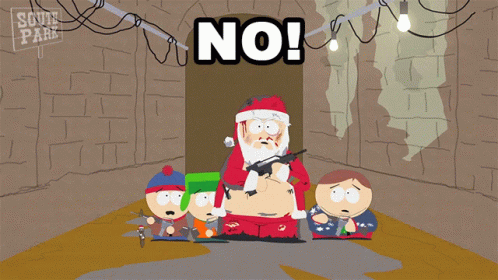 No Santa Claus GIF - No Santa Claus Eric Cartman GIFs