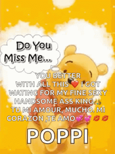 Do You Miss Me Winnie The Pooh GIF - Do You Miss Me Winnie The Pooh GIFs