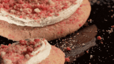 Crumbl Cookies Strawberry Ice Cream Bar Cookie GIF