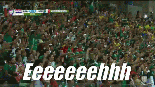 Eeeeeeeeehhh Fanáticos De México En Partido De Futbol GIF - Eeeeeeh Eeeeee Eeeehhh GIFs