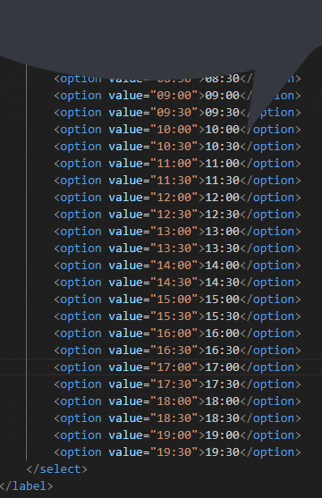 a screen shot of a program that says option value at the top of it