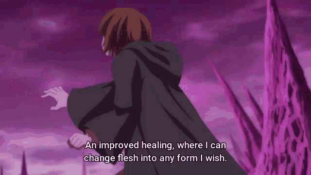 an improved healing where i can change flesh to any form i wish