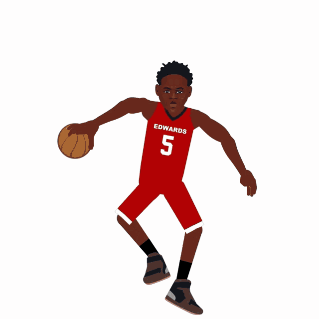 a basketball player for the minnesota timberwolves jumping in the air