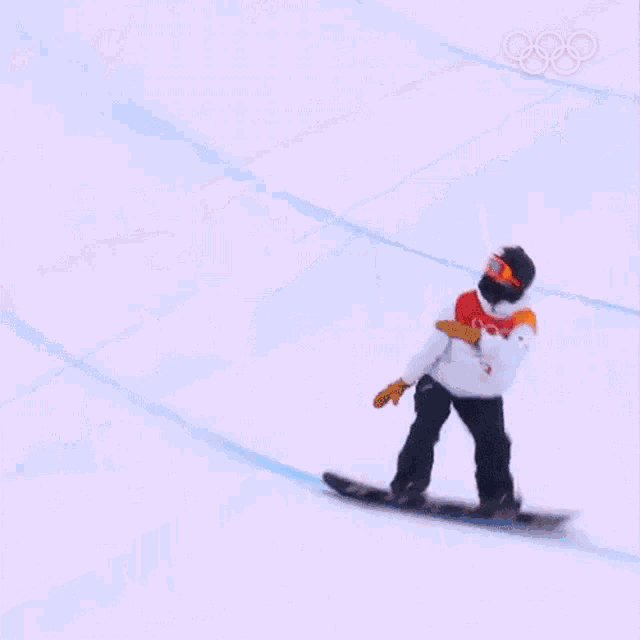 Spinning Snowboard Halfpipe GIF - Spinning Snowboard Halfpipe Ayumu Hirano GIFs