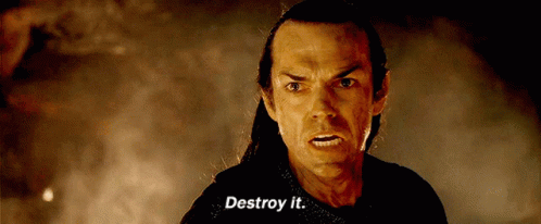 Lord Of The Rings Destroy It GIF
