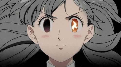 a close up of a girl 's face with the website www.animefe.vix.co visible in the corner