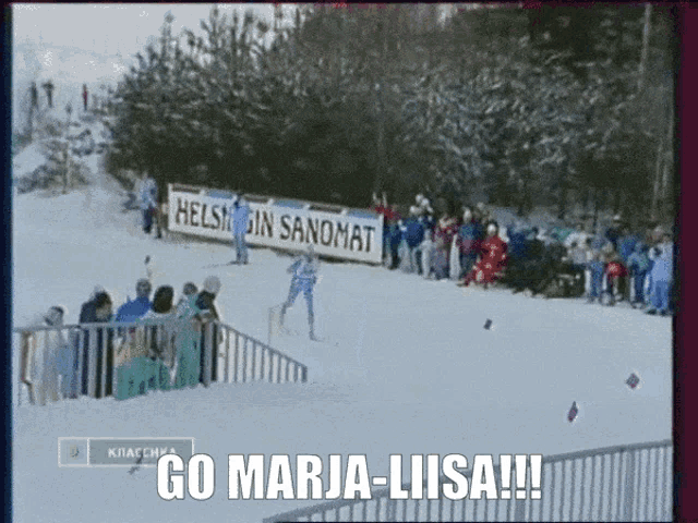 Marjaliisa Kirvesniemi GIF - Marjaliisa Kirvesniemi Skiing GIFs
