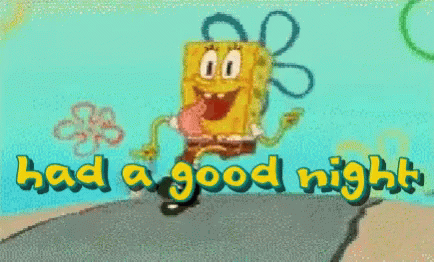Had A Good Night Spongebob GIF - Had A Good Night Spongebob Walking GIFs