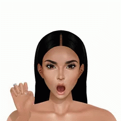 Kim Kardashian Eggplant GIF - Kim Kardashian Eggplant Shut Up GIFs
