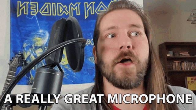 A Really Great Microphone Michael Kupris GIF - A Really Great Microphone Michael Kupris Become The Knight GIFs