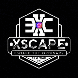the logo for xscape escape the ordinary