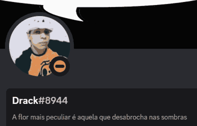 a black background with a picture of a man and the name drack # 8944