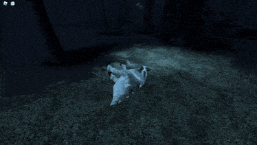 a screenshot of a video game shows a snake swimming in the water