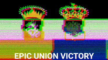 epic union victory is displayed on a screen