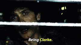 Bellamy Blake Being Clarke GIF - Bellamy Blake Being Clarke Clarke Griffin GIFs