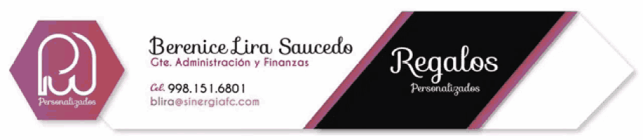 a sign for berenice lina saucedo and gustitos personalizados