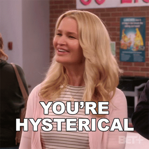 Youre Hysterical Elizabeth GIF - Youre Hysterical Elizabeth The Ms Pat Show GIFs